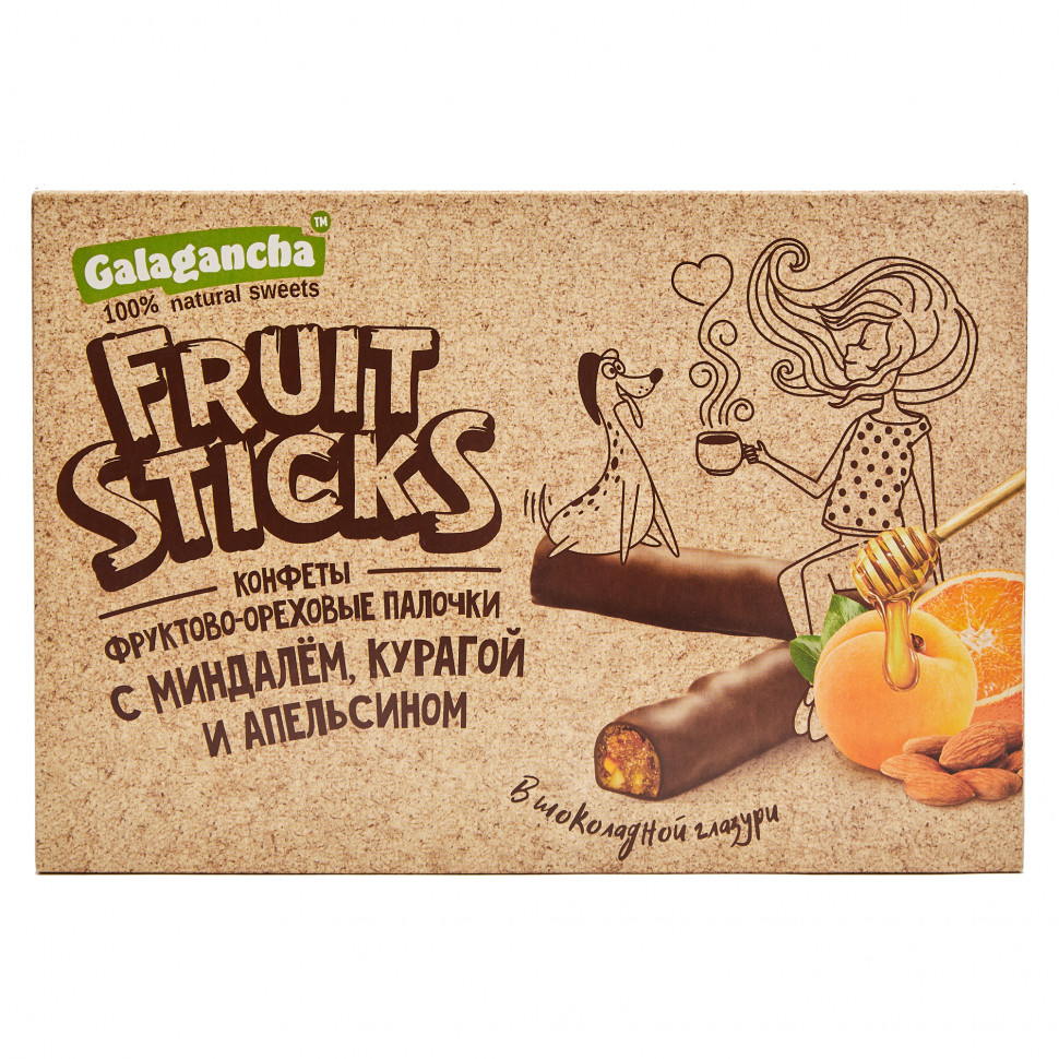  Берестов КРАФТ Fruit Stiсks с курагой и миндалем, 175г   в Междуреченске
