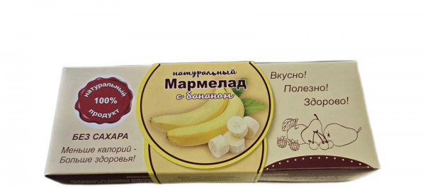 №2 Мармелад натуральный "Банан" 140г  в Междуреченске
