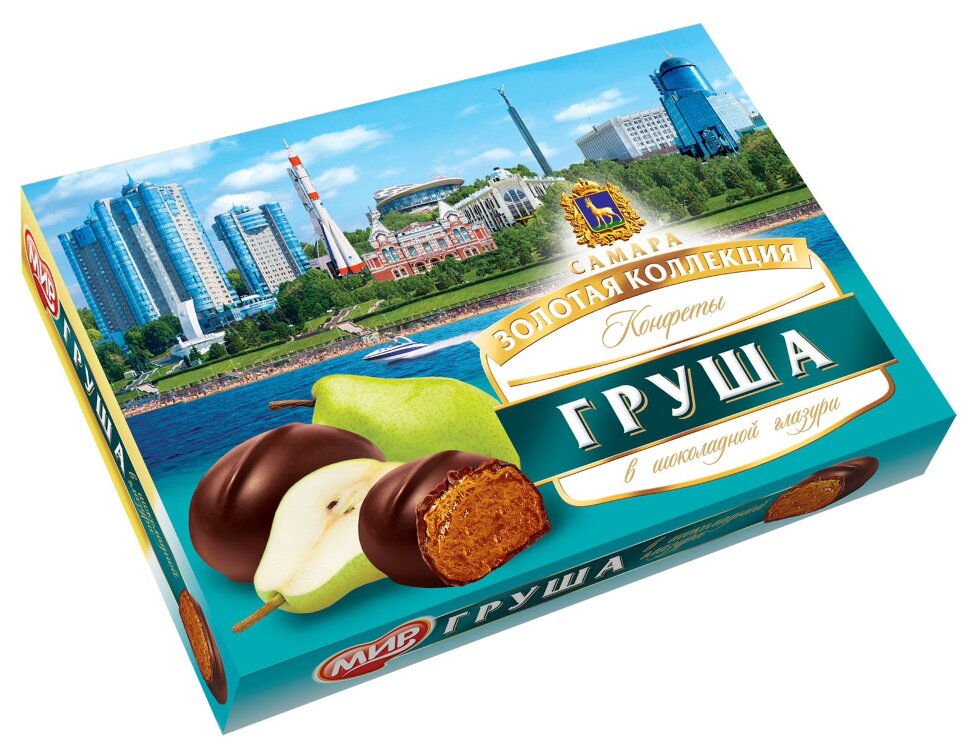  КФ МИР Груша в шоколадной глазури 160г  в Междуреченске