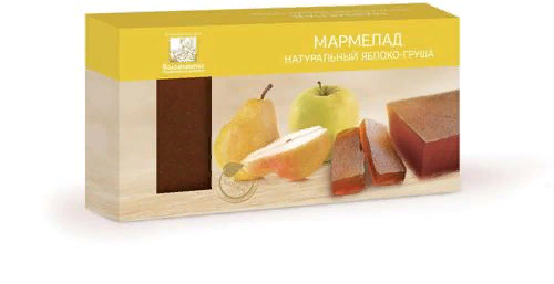  Мармелад пластовый 210г ЯБЛОКО-ГРУША в Междуреченске