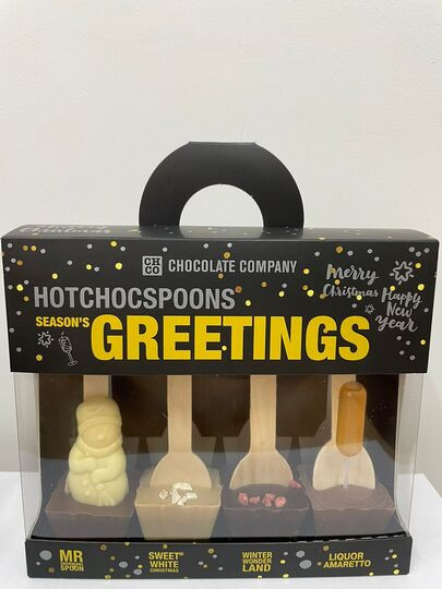  Набор шоколадных ложек «SEASON`S GREETINGS» (4 ложки по 50 гр), 200гр в Междуреченске